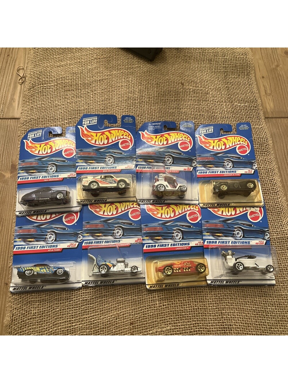 **LOT OF 8** Hot Wheels 1999 First Edition 600 Series
